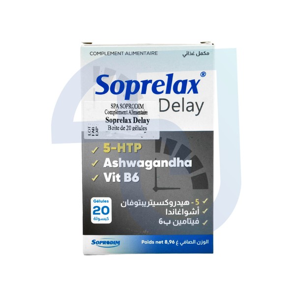 SOPRELAX 5-HTP SOPRODIM PAIN VIT B6 B/20